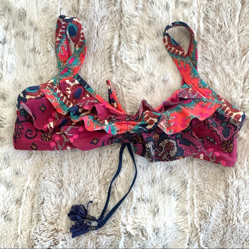 Zingara Girls Ruffle Ruched Bikini Top - Picture 8 of 9